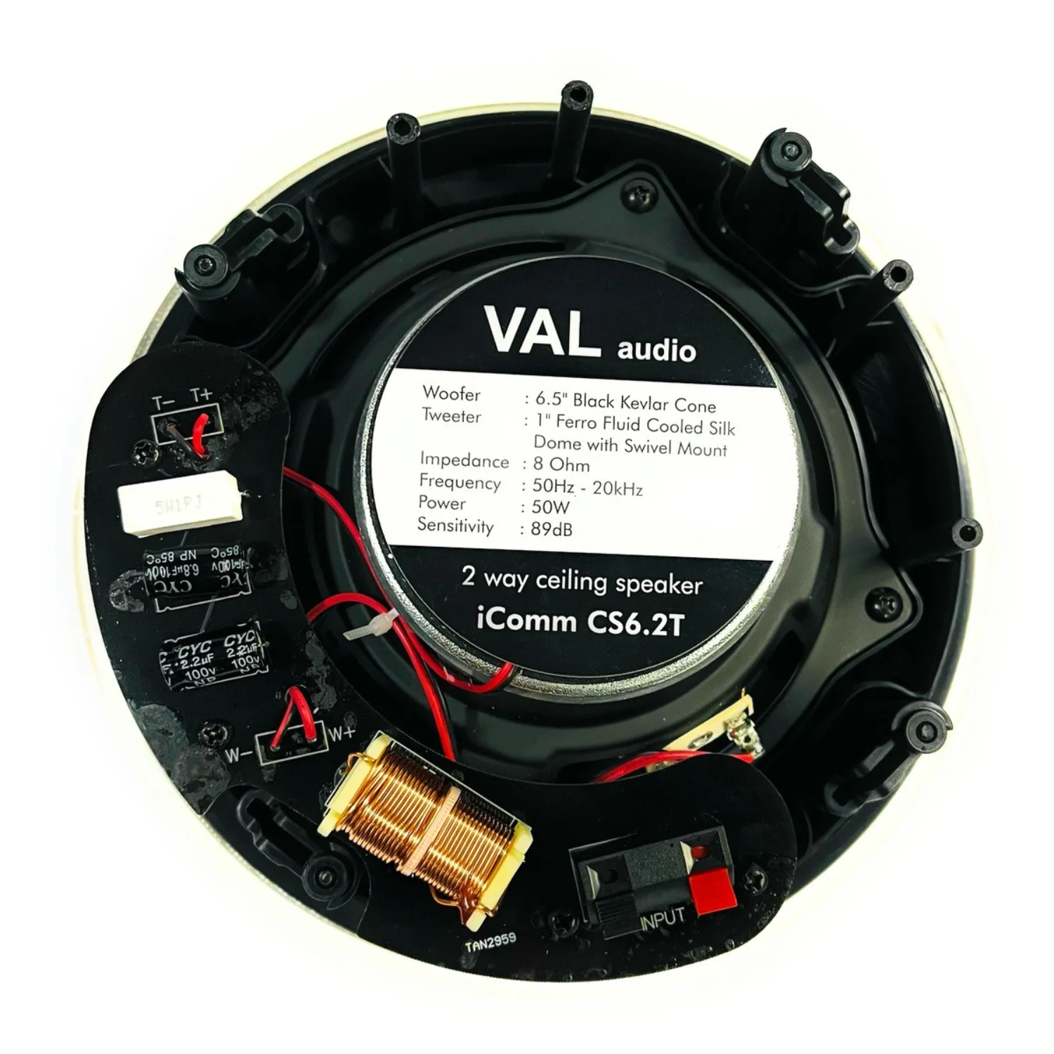 Val Audio iComm CS6.2 — rear panel